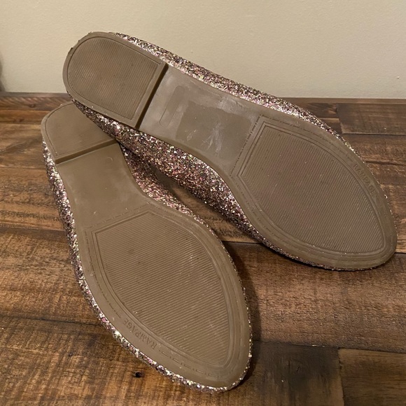 Rampage Pink Champagne Glitter Ballet Flats - Picture 7 of 7